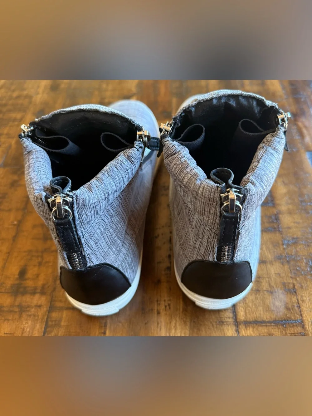 Giuseppe Zanotti Men’s Gray High-Top Designer Sneakers